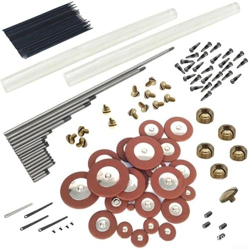 Altsaxophon Reparatur Set, Altsaxophon Reparatur und Wartung Kit, für altsaxophon mit Schrauben und Federn,mit Saxophon-Einlagen, Schallloch-Pad-Rollen, Schrauben, Federn, Deckensäule