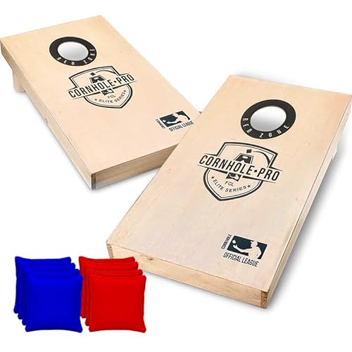 Original Offizielles Cornhole® | Amerikanisches Cornhole | Einfach zu transportieren | Offizielle Abmessungen | Premium Qualität | Outdoor und Strandspiel | OriginalCup®