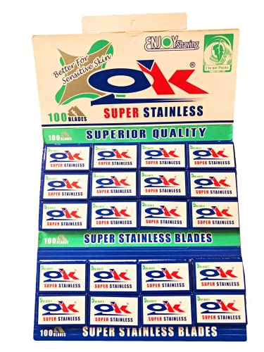 100 Ok Super Stainless Rasierklingen