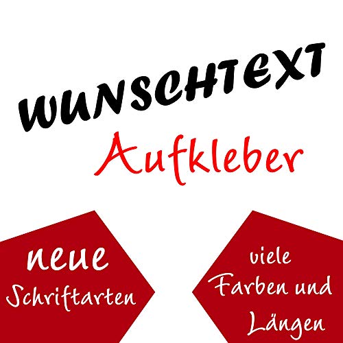 Wunschtextaufkleber oder Namensaufkleber selbst gestalten Schriftzug Buchstaben Zahlen Sticker Name Autoaufkleber Aufkleber