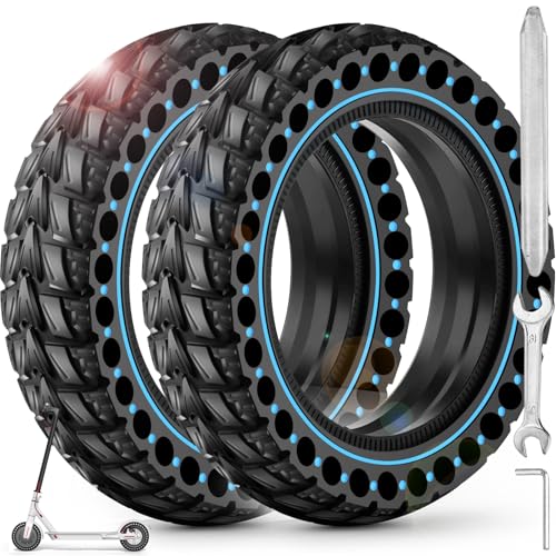 BANGTING 2PCS 50/75-6.1 E Scooter Solid Reifen, 8.5x2 zoll Vollgummireifen, 8 1/2 x2 Ersatzreifen für Xiaomi Pro 2 / M365 / M365 Pro / 1S / 3/3 Lite/Essential und alle 8,5 Zoll Scooter Reifen