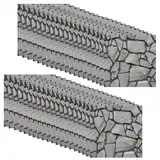 40 Stück 3d Wandpaneele Steinoptik Selbstklebend, 30 × 30 cm Wandverkleidung aus Kunststoffplatten, Wasserdicht PVC Backstein Tapete für Innenbereich, Außenbereich, Geschäftsräume