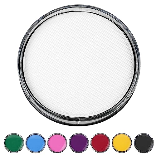 LOPHE Water Color Schminke, 30g vegan Bodypainting Farben Schminke Kinder, Waschbar Theaterschminke Körperfarbe, Gesichtsfarbe Kinderschminke für Make up Karneval & Halloween Party (Weiss)