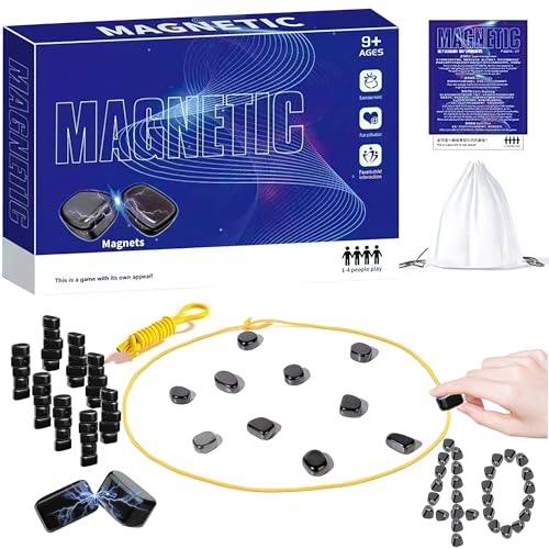 Magnetspiel Schachspiel, 40 Stück Magnet Spiel, Magnetic Spiel Tischspiele Magnetspiel Kinder, Magnet Schach, Tragbares Magnet Schachspiel Kampfschach für Familientreffen