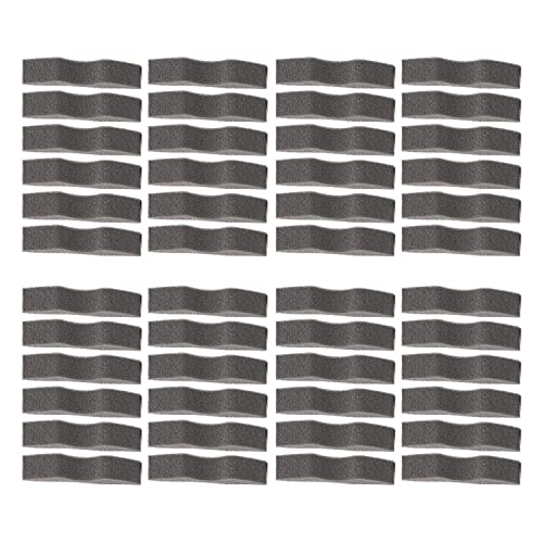 FARUTA 48 Stück Nasensteg-Pads Nasensteg-Pads Anti-Beschlag-Kissen Nasensteg-Pads Brillenträger, Nasensteg, Mikrofaser, Memory-Brücke-Pads für DIY Nähen Handwerk