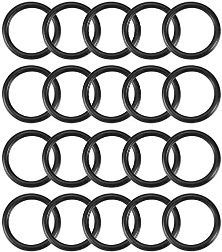 Gummidichtung, O-Ringe RubberGasket, Buna-N, SealingGasket, Nitrilkautschuk-Dichtungssatz, Nitrilkautschuk-O-Ringe 17 mm AD 13 mm ID 2 mm Breite, metrische Buna-N-Dichtung, 20 Stück ID 2 mm de ancho,