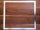 Rivanto Edelstahl Adapterrahmen für Kochfelder, Edelstahlrahmen 62,2 x 55,2 x 0,1 cm, für Arbeitsplattenausschnitt, Made in Germany