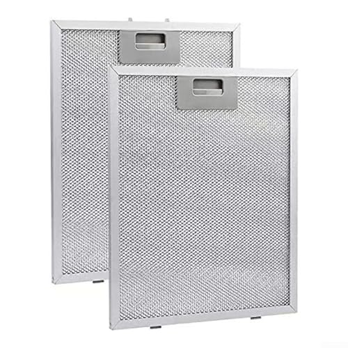 Dunstabzugshaubenfilter, 2 Stück, Ofenentlüftungsfilter, mit Dunstabzugshaubenfilter aus Aluminiumlegierung, für kanallose Ofenabzugshaube, Küchenabluftventilator