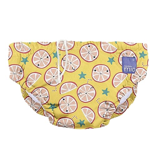 Bambino Mio, revolutionäre wiederverwendbare Schwimmwindel für Babys und Kleinkinder, Jungen und Mädchen, Lässige Limone, L (1-2 Jahre)