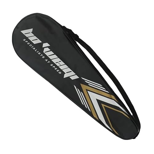 Jrhncy Tasche für 2 Schläger Badminton-Schlägertaschen mit Reißverschluss Sport Tragbare Badminton-Rucksack Umhängetasche Wasserdicht Badminton-Tasche Schulter Badminton