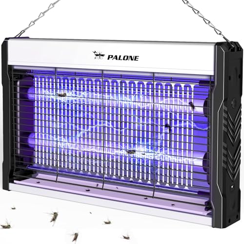 PALONE Insektenvernichter Elektrischer, UV USB Bug Zapper 3200V Wandmontierter Mückenlampe mit Kabel Insektenlampe Elektrische Fliegenfalle Mückenfalle Fliegenfänger Insektenfalle