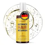 Ultimate Hair Oil for frizzy, dry and damaged Hair - Deeply Nourishing Rejuvenation - Hair Oil for Ends and Mids - With Vitamin E, Jojoba & Hemp - Gotas de aceite para el cabello - 3.38 oz