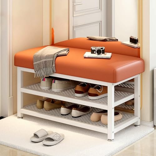Modern gepolstert sitzbank mit schuhregal, Eingangsbereich schuhregal mit sitzfläche, Wohnzimmer schuhregal mit sitzbank, Schlafzimmer schuhbank mit sitzfläche, flur schuhbank regal, platzsparendes.