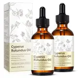 Cyperus Rotundus Oil for Hair Removal, Cyperus Rotundus Öl für die Reduzierung des Haarwuchses am Körper, Natürliches Cyperusöl für Feuchtigkeitsspendende & Glatte Haut (4.04 fl.oz)