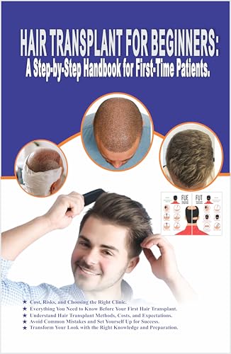 HAIR TRANSPLANT FOR BEGINNERS: A Step-by-Step Handbook for First-Time Patients: Cost, Risks, and Choosing the Right Clinic (English Edition)