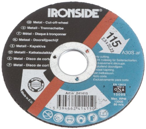 Ironside 241415 Trennscheibe 115x2,5mm Metall Bohrung 22mm