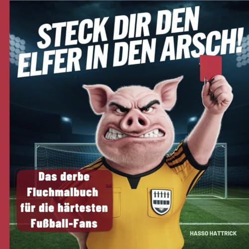 Steck dir den Elfer in den Arsch - Das derbe Fluchmalbuch für die härtesten Fußball-Fans
