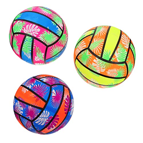ibasenice 3st Der Ball Jonglieren Schwimmbadbälle Schwimmendes Pool-basketballspiel Essiggurke Fußbälle Beach-Volleyball-Ball Poolspielzeug Für -Volleyball Badminton Korb PVC