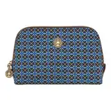 Pip Studio Coby Cosmetic Bag Triangle Small Clover Blue 19/15x12x6cm