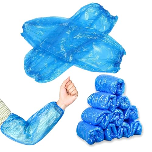 XIWJLWO 50 Stück Wasserdichter Gipsschutz Arm, Wiederverwendbare Schutzhülle für Gipsarm und Verbände, Duschschutz für Erwachsene, Armschutz beim Baden und Duschen, Kurzer Arm 40 cm
