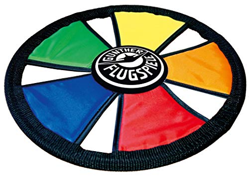 Günther Flugspiele 1381 - Frisbee Soft Flying Disc, ca. Ø 25 cm, Wurfscheibe aus Textil, für Kinder ab 6 Jahren, weiche Frisbeescheibe