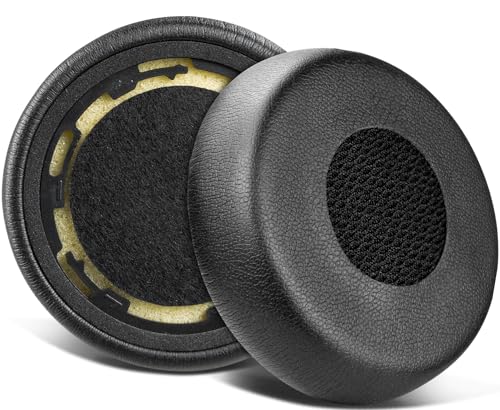 SOULWIT Ersatz Ohrpolster für Jabra Evolve 75(75UC 75MS 75SE) Stereo-Bluetooth-Headset/Kopfhörer, Ersatzpolster mit geräuschisolierendem Memory-Schaum