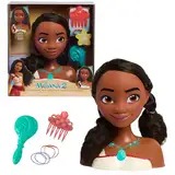 Just Play Disney Princess Frisierkopf Moana 2, 7-teilig, Rollenspiel, Kinderspielzeug ab 3 Jahren