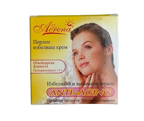 Acrena Anti-Aging-Aufhellungscreme gegen Hautpigmentierung mit natürlichem Extrakt| Pickelflecken | Sommersprossen| Spuren von Narben| Schweizer Formel| UV |Vitamin E| 4gr