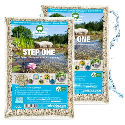 S VD VELDE WATERPLANTEN vdvelde.com - Teichsubstrat 40 Liter - Hochwertig und Biologischer Nährboden für Teiche - Universal Substrates - Substrate für Pflanzen, Dachbegrünung und Teich Bodensubstrat