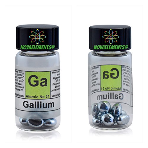 Gallium Metall Element 31 99,997% 5g in Glasampulle - Gallium Metal Element 31 5g 99,995% aus Glas