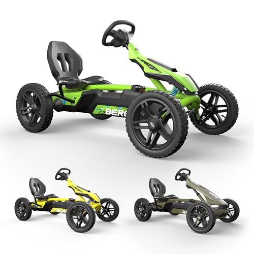 BERG Rally DRT Green Gokart | Tretfahrzeug Kinderspielzeug geeignet für Kinder im Alter von 4-12 Jahren