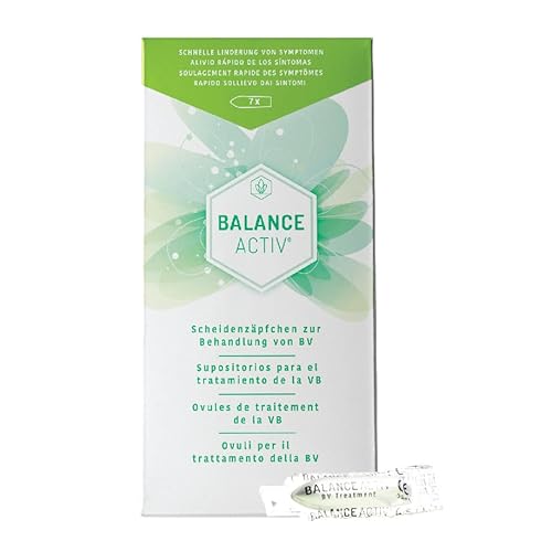 Balance Activ Scheidenzäpfchen, hilft dabei, BV (bakterielle Vaginose) zu bekämpfen, balanciert Ihren pH-Wert und stellt die Natürliche Balance Ihres Körpers wieder her, 1 Packung (Pack of 1)