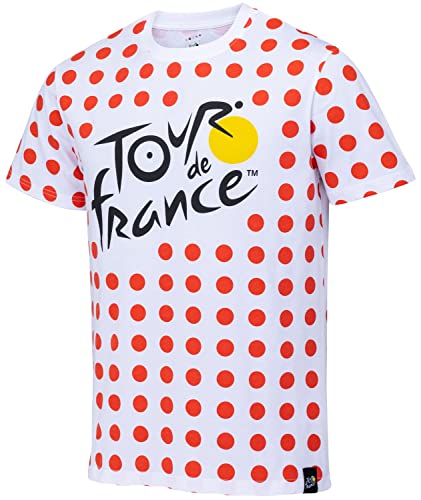 Tour de France T-Shirt Leader – Offizielle Kollektion Radfahren, weiß, M