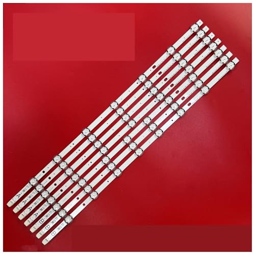 LOFLRCFE 7 stücke LED for LT-55VU73M 17DLB55NER1 VES550QNDS-2D-N13 N11 N12 U11 U12 U13 SVV550AK7_UHD_7LED_B Type_Rev0.3 VESTEL 55 UHD DRT A-Typ