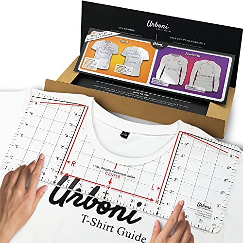 T-Shirt-Lineal für Vinyl-Ausrichtung und Mitteldesigns, T-Shirt-Lineal, Ausrichtungswerkzeug, Platzierung für Hitzepresse und Cricut
