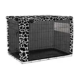 Hundekäfigabdeckung,Abdeckung für Hundeboxen mit Doppeltür,Hundekaefig Abdeckung,Hundebox Abdeckung langlebig Winddicht,für Hundehütten Hundekäfig Zubehör Innen