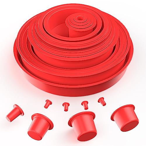 KFZ Nebelmaschine Zubehör, 23 Stück Weichgummi Schlauchstopfen, EVAP Rauchmaschine Gummianschlussteil, S100/S200/S300/S3000/S3000PRO Cap Plugs Kit für Alle Auto Leck Detektor Test