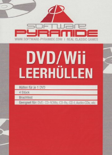 Wii-Leerhüllen 4er-Pack weiß [Software Pyramide]