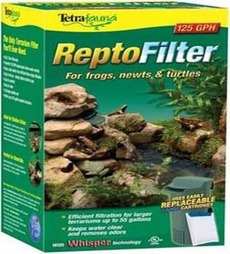 Tetra ReptoFilter für Terrarien, für Frösche, Nachrichten und Schildkröten, 125 GPH