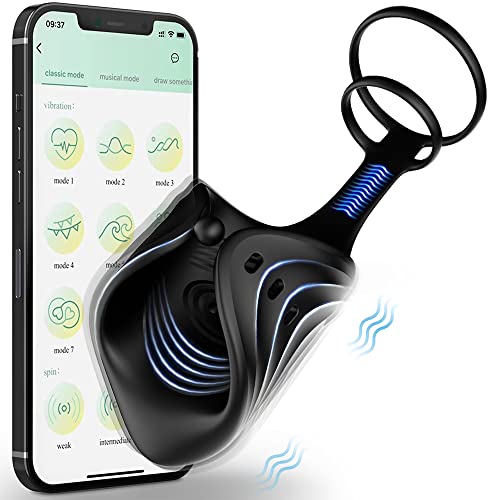 Eingewickelt Elektrischer Masturbator Penistrainer Vibrator mit App Steuerung Masturbieren Männer mit 10 Modi, 2 in1 Sexspielzeug Eichel Stimulator mit Penisring Masturbatoren Mann Sex für Männer solo
