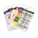 Krankenschwestern-Set, 30 vertikale Ausweiskarten, Krankenschwestern, Laborwerte, EKG, Vitalität und mehr (in englischer Sprache) Ausgezeichnetes Geschenk für Krankenschwestern