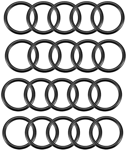 Gummidichtung, O-Ringe RubberGasket, Buna-N, SealingGasket, Nitrilkautschuk-Dichtungssatz, Nitrilkautschuk-O-Ringe 25,3 mm Außendurchmesser 20 mm ID 2,65 mm Breite, metrische Buna-N-Dichtung, 20 Stück