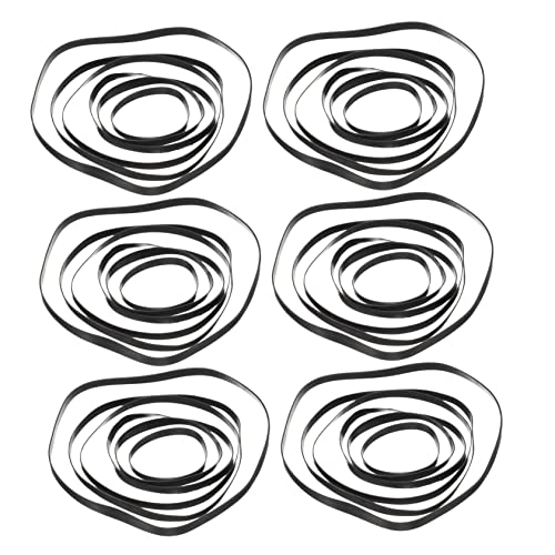LIFKICH Kassettenriemen 4 Mm Quadratische Riemen Für Kassettenspieler Ersatzriemen Für Kassettenbandgeräte Antriebsriemen Für Rekorder Aus Gummi Für Reparatur Und Wartung