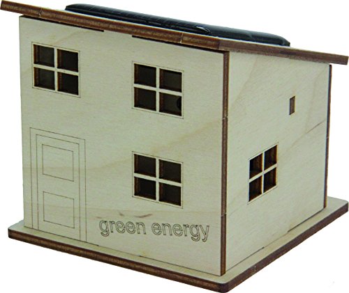 SOL-EXPERT group 40212 - Nullemissionen Solarhaus Green Energy, Bausatz, Holz, Natur