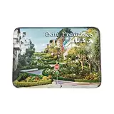 3D Lombard Street san Francisco usa kühlschrank kühlschrankmagnet Kristallglas Magnet Tourist Reise Souvenir Sammlung Geschenk magnetische Aufkleber Home küche Dekoration