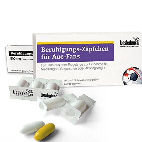 Geschenk männer ist jetzt BERUHIGUNGS-ZÄPFCHEN® für AUE-Fanartikel Fans by Ligakakao.de