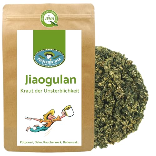 Jiaogulan 500g I Ohne Stängel, ganze, gerollte Blätter, Potpourri