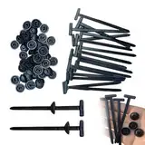 Nylon Universal Cable Tie Buckle, 50/100Pcs Heavy Duty Self-Locking Nylon Zip Ties Holder, Multipurpose Plastic Cable Ties Tool for Car Daily Repair (50Pcs)