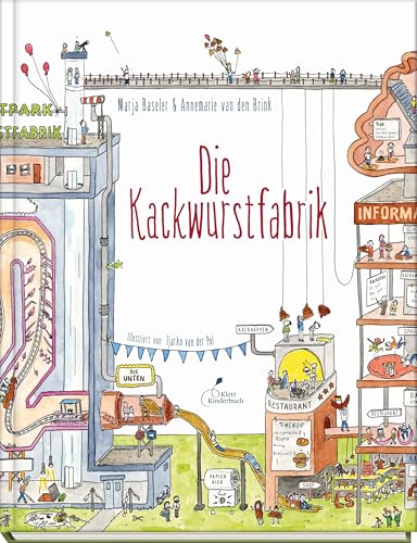 Die Kackwurstfabrik: Einfach erklärt, lustig illustriert: Kindersachbuch zum Thema Verdauung. Für alle Klugscheißer ab 7 Jahren!