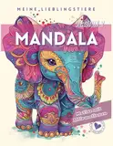 Meine Mandala Lieblingstiere V2. Malbuch für Kinder mit Positiven Affirmationen: 50 Tiermandalas für Kinder ab 7 Jahren. Ausmalen und Positiv Stärken.
